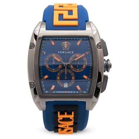 orologio versace cuio blu uomo|Orologio Versace Dominus Blu .